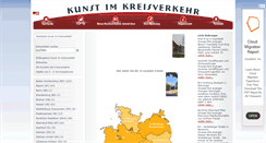 Desktop Screenshot of kunstimkreisverkehr.de